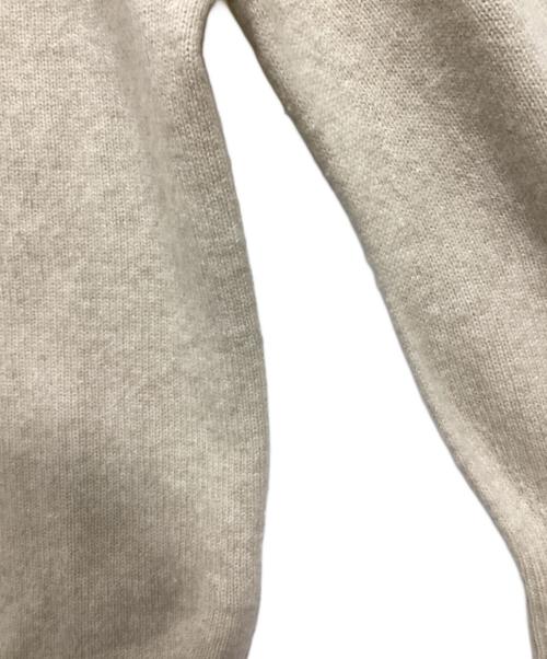 IENA（イエナ）IENA (イエナ) ウールカシミヤラグランクルーネックプルオーバー ホワイト サイズ:記載なしの古着・服飾アイテム