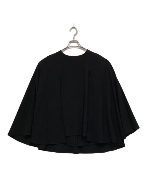 VERMEIL par iena（ヴェルメイユ パー イエナ）VERMEIL par iena (ヴェルメイユ パー イエナ) ケープブラウス ブラック サイズ:38の古着・服飾アイテム
