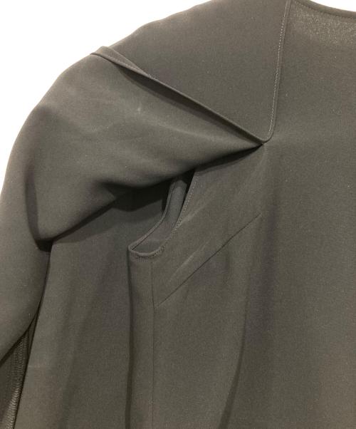 VERMEIL par iena（ヴェルメイユ パー イエナ）VERMEIL par iena (ヴェルメイユ パー イエナ) ケープブラウス ブラック サイズ:38の古着・服飾アイテム