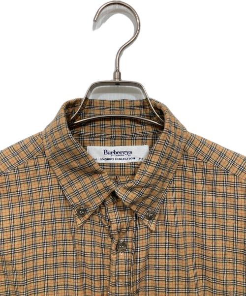Burberry's（バーバリー）Burberry's (バーバリー) 長袖シャツ ブラウン サイズ:Mの古着・服飾アイテム