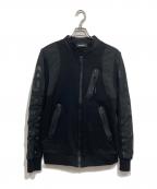 DIESELディーゼル）の古着「ジップスウェットジャケット」｜ブラック