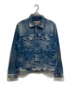 DIESELディーゼル）の古着「ストレッチデニムジャケット」｜ブルー