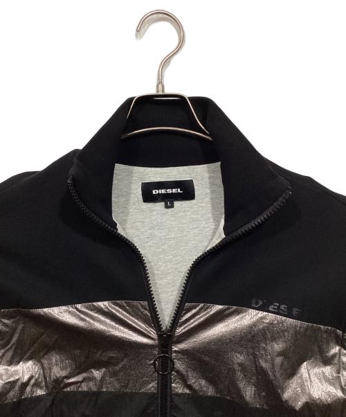 DIESEL（ディーゼル）DIESEL (ディーゼル) ジップアップジャケット ブラック サイズ:Lの古着・服飾アイテム