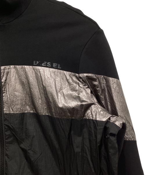 DIESEL（ディーゼル）DIESEL (ディーゼル) ジップアップジャケット ブラック サイズ:Lの古着・服飾アイテム