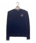 POLO RALPH LAUREN（ポロ・ラルフローレン）の古着「ロゴ刺繍カシミヤニット」｜ネイビー