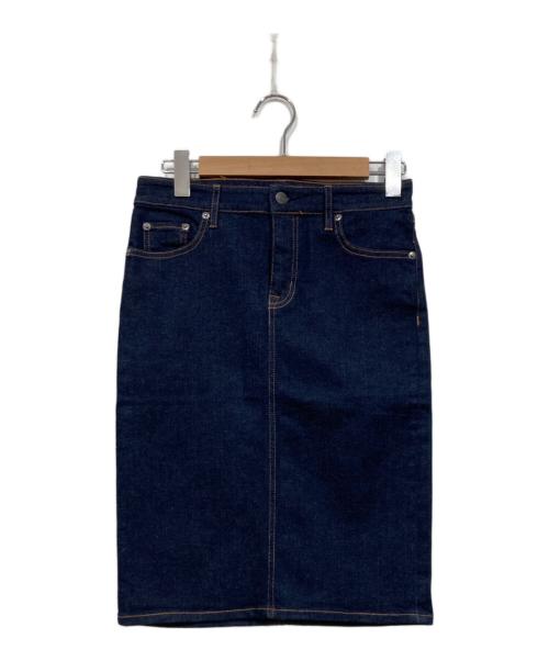 LAUREN RALPH LAUREN（ローレンラルフローレン）LAUREN RALPH LAUREN (ローレンラルフローレン) デニムタイトスカート インディゴの古着・服飾アイテム