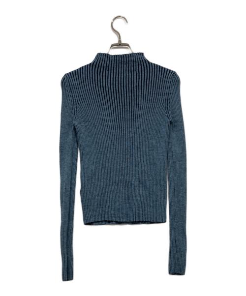 ROBERTO COLLINA（ロベルトコリーナ）ROBERTO COLLINA (ロベルトコリーナ) ウールリブハイネックニット ブルー サイズ:Ｓの古着・服飾アイテム