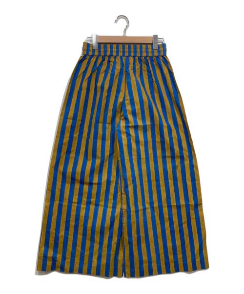 SZ Blockprints（エスゼットブロックプリント）SZ Blockprints (エスゼットブロックプリント) Ron Herman (ロンハーマン) ストライプパンツ ベージュ×ブルー サイズ:Ｓの古着・服飾アイテム