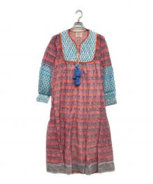 SZ Blockprints×Ron Herman（エスゼットブロックプリント×ロンハーマン）の古着「Kitty Dress」｜オレンジ