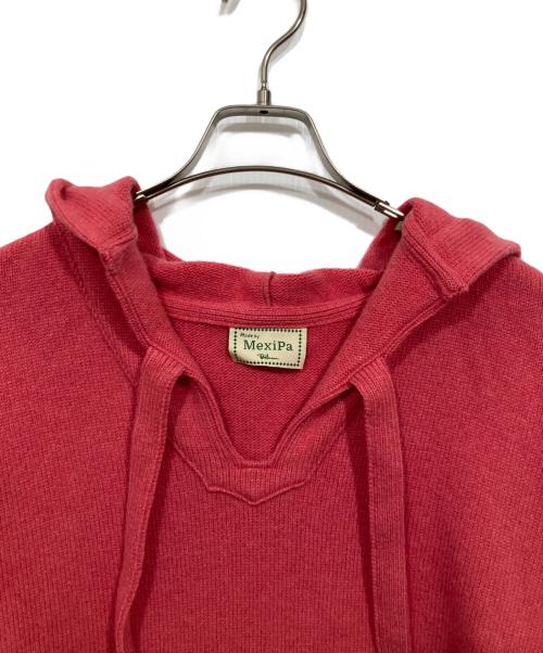 mexipa（メキパ）MexiPa (メキパ) Ron Herman (ロンハーマン) メキシカンニットパーカー ショッキングピンク サイズ:FREEの古着・服飾アイテム