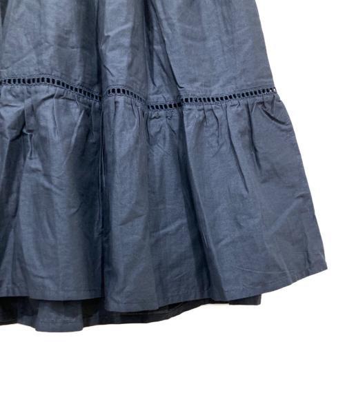 merlette（マーレット）Merlette (マーレット) コットンティアードワンピース ネイビー サイズ:ｓの古着・服飾アイテム