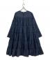 Merlette (マーレット) コットンティアードワンピース ネイビー サイズ:ｓ：18000円