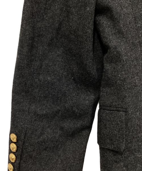 POLO RALPH LAUREN（ポロ・ラルフローレン）POLO RALPH LAUREN (ポロ・ラルフローレン) 金釦ウールダブルジャケット グレー サイズ:165-87-76の古着・服飾アイテム