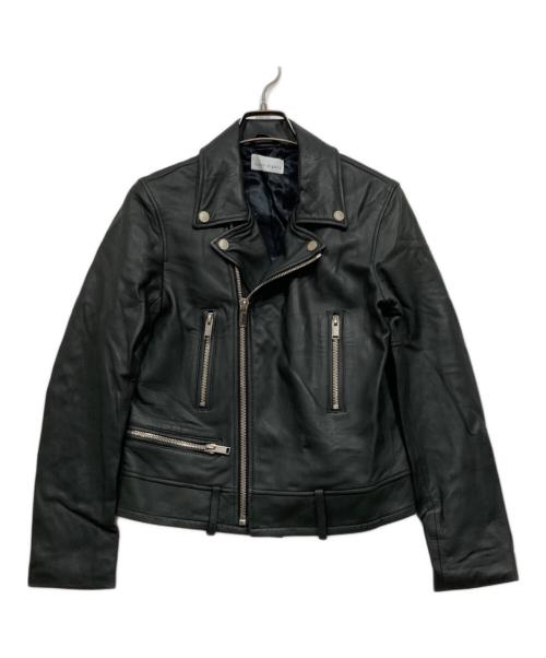upper hights（アッパーハイツ）upper hights (アッパーハイツ) ラムレザーライダースジャケット ブラック サイズ:2の古着・服飾アイテム