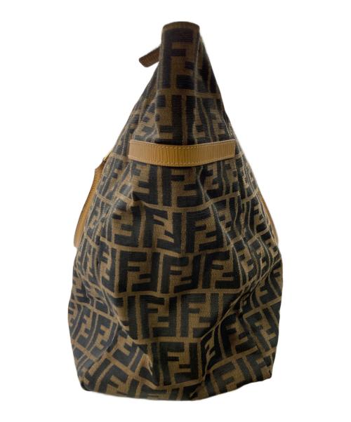 FENDI（フェンディ）FENDI (フェンディ) ヴィンテージズッカ柄ボストンバッグ ブラウンの古着・服飾アイテム