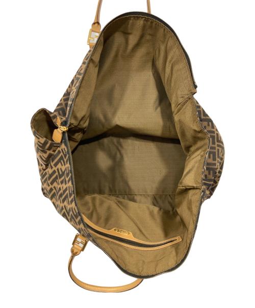 FENDI（フェンディ）FENDI (フェンディ) ヴィンテージズッカ柄ボストンバッグ ブラウンの古着・服飾アイテム