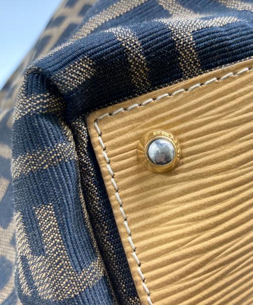 FENDI（フェンディ）FENDI (フェンディ) ヴィンテージズッカ柄ボストンバッグ ブラウンの古着・服飾アイテム