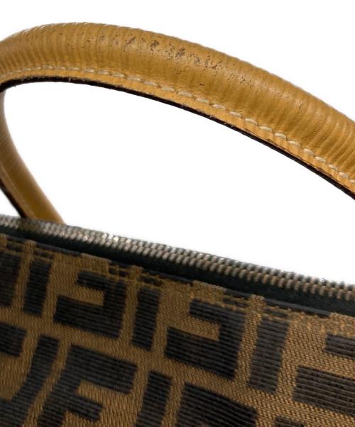 FENDI（フェンディ）FENDI (フェンディ) ヴィンテージズッカ柄ボストンバッグ ブラウンの古着・服飾アイテム
