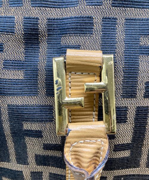 FENDI（フェンディ）FENDI (フェンディ) ヴィンテージズッカ柄ボストンバッグ ブラウンの古着・服飾アイテム
