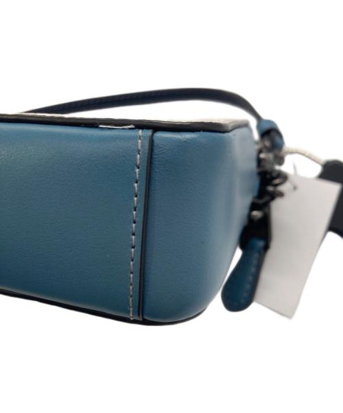 COACH（コーチ）COACH (コーチ) レキシープレイ ショルダーバッグ ベージュ×ブルーの古着・服飾アイテム