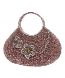 ANTEPRIMA（アンテプリマ）の古着「ワイヤーハンドバッグ/フラワー」｜ピンク