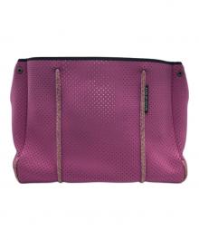 STATE OF ESCAPE（ステイトオブエスケープ）の古着「ポーチ付きトートバッグ」｜ショッキングピンク