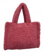 Stand Studioスタンド スタジオ）の古着「ボアハンドバッグ」｜ショッキングピンク