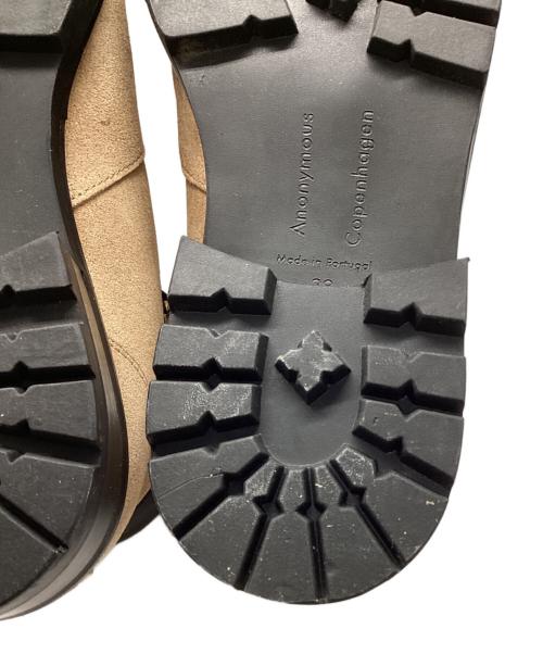 anonymous copenhagen（アノニマスコペンハーゲン）anonymous copenhagen (アノニマスコペンハーゲン) テディブーツ ベージュ×ブラック サイズ:38の古着・服飾アイテム