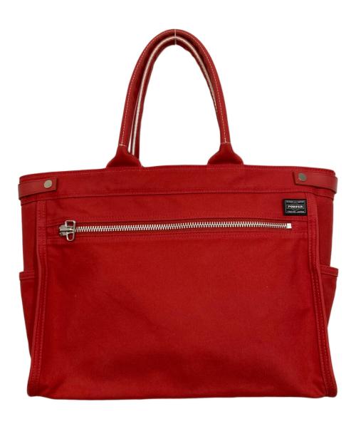 PORTER GIRL（ポーターガール）PORTER GIRL (ポーターガール) トートバッグ / TOTE BAG(L レッドの古着・服飾アイテム