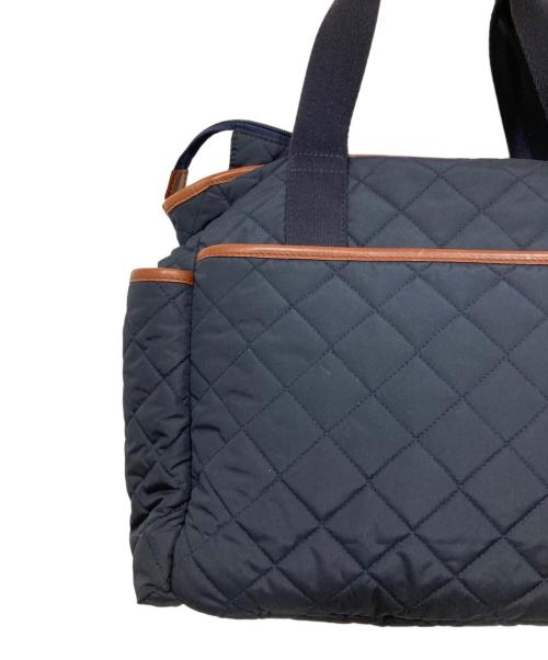 POLO RALPH LAUREN（ポロ・ラルフローレン）POLO RALPH LAUREN (ポロ・ラルフローレン) キルティング2WAYマザーズバッグ ネイビーの古着・服飾アイテム