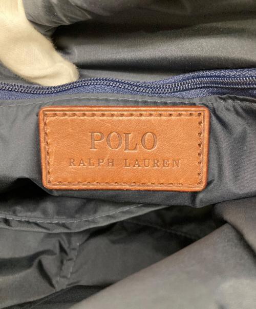 POLO RALPH LAUREN（ポロ・ラルフローレン）POLO RALPH LAUREN (ポロ・ラルフローレン) キルティング2WAYマザーズバッグ ネイビーの古着・服飾アイテム