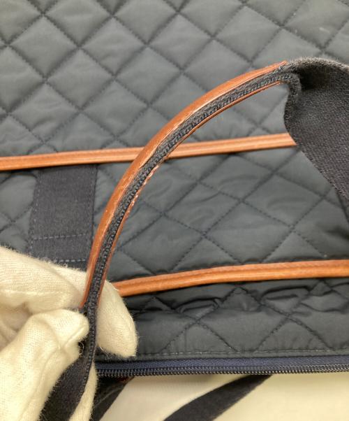 POLO RALPH LAUREN（ポロ・ラルフローレン）POLO RALPH LAUREN (ポロ・ラルフローレン) キルティング2WAYマザーズバッグ ネイビーの古着・服飾アイテム