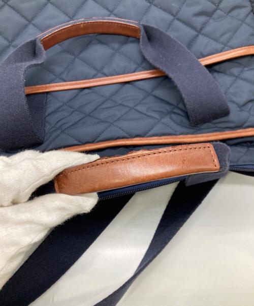 POLO RALPH LAUREN（ポロ・ラルフローレン）POLO RALPH LAUREN (ポロ・ラルフローレン) キルティング2WAYマザーズバッグ ネイビーの古着・服飾アイテム