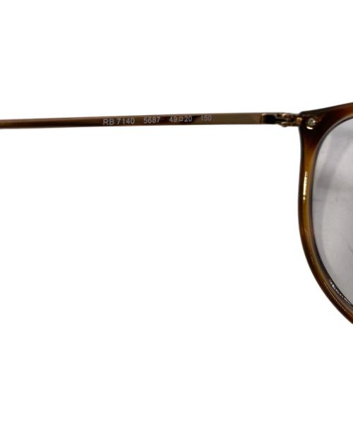 RAY-BAN（レイバン）RAY-BAN (レイバン) 眼鏡/Unisex eyeglasses /OPTICS ブラウン サイズ:49口20 150の古着・服飾アイテム
