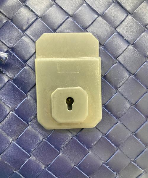 BOTTEGA VENETA（ボッテガベネタ）BOTTEGA VENETA (ボッテガベネタ) イントレチャート2WAYバッグ / ローマバッグ スモール ネイビーの古着・服飾アイテム