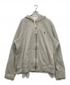 POLO RALPH LAURENポロ・ラルフローレン）の古着「ジップパーカー」｜グレー