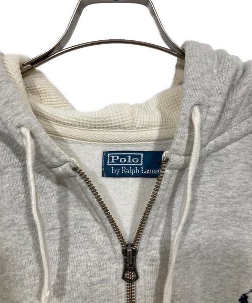 POLO RALPH LAUREN（ポロ・ラルフローレン）POLO RALPH LAUREN (ポロ・ラルフローレン) ジップパーカー グレー サイズ:XXLの古着・服飾アイテム
