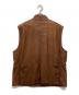 POLO RALPH LAUREN (ポロ・ラルフローレン) レザーハンティングベスト ブラウン サイズ:XXL：20000円