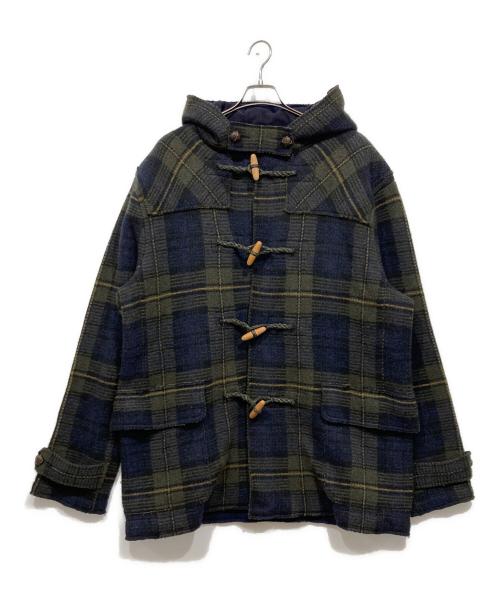 POLO RALPH LAUREN（ポロ・ラルフローレン）POLO RALPH LAUREN (ポロ・ラルフローレン) ダッフルコート ネイビー×グリーン サイズ:XLの古着・服飾アイテム