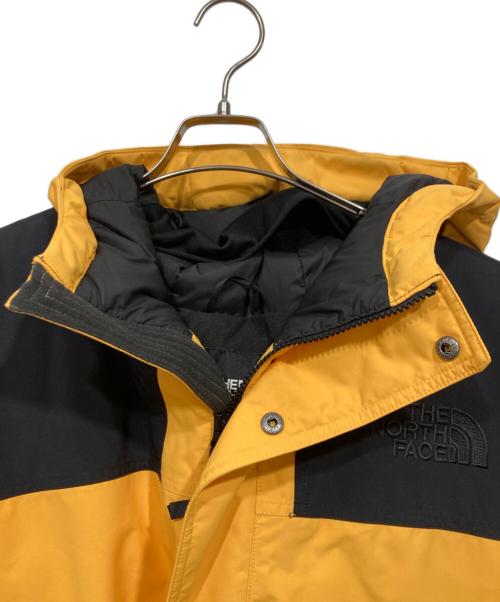 THE NORTH FACE（ザ ノース フェイス）THE NORTH FACE (ザ ノース フェイス) ダウンジャケット / NEWINGTON DOWN JACKET イエロー×ブラック サイズ:XXXLの古着・服飾アイテム