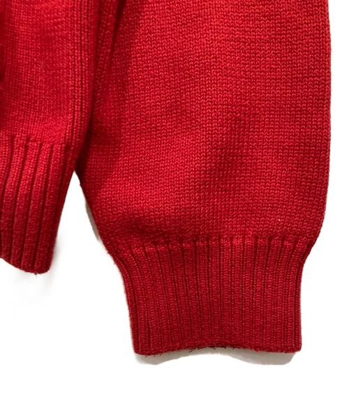 POLO RALPH LAUREN（ポロ・ラルフローレン）POLO RALPH LAUREN (ポロ・ラルフローレン) ドライバーズニット レッド サイズ:xxlの古着・服飾アイテム