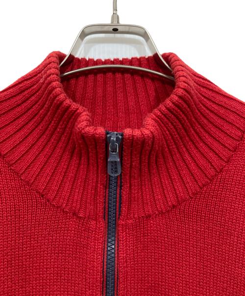 POLO RALPH LAUREN（ポロ・ラルフローレン）POLO RALPH LAUREN (ポロ・ラルフローレン) ドライバーズニット レッド サイズ:xxlの古着・服飾アイテム