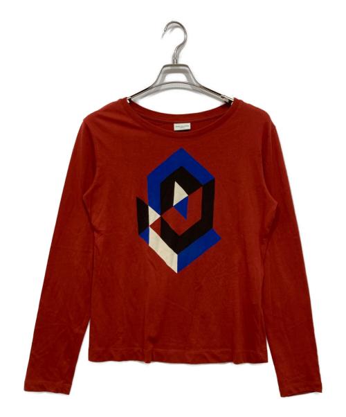 DRIES VAN NOTEN（ドリスヴァンノッテン）DRIES VAN NOTEN (ドリスヴァンノッテン) ロングスリーブカットソー ブラウン サイズ:MEDIUMの古着・服飾アイテム