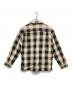 BIG MIKE (ビックマイク) Heavy Flannel Zip Shirt Jacket アイボリー×ブラック サイズ:XL：6000円