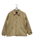 BLUCO WORK GARMENTブルコ ワーク ガーメント）の古着「60/40 CHIN STRAP COACH JACKET」｜ベージュ