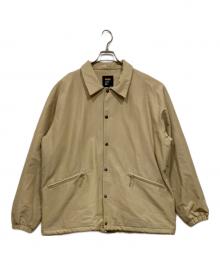 BLUCO WORK GARMENT（ブルコ ワーク ガーメント）の古着「60/40 CHIN STRAP COACH JACKET」｜ベージュ