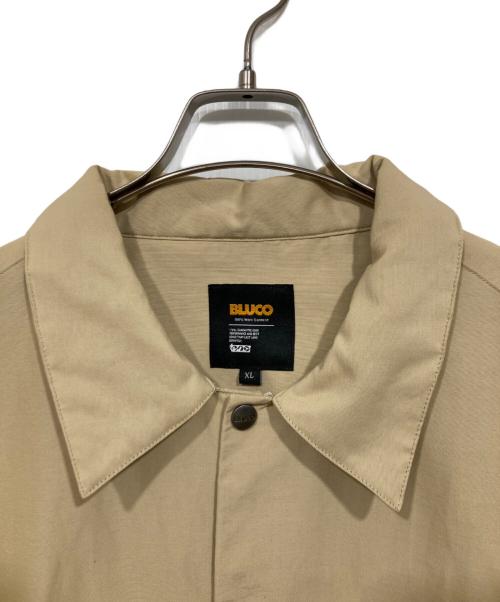 BLUCO WORK GARMENT（ブルコ ワーク ガーメント）BLUCO WORK GARMENT (ブルコ ワーク ガーメント) 60/40 CHIN STRAP COACH JACKET ベージュ サイズ:ＸＬの古着・服飾アイテム