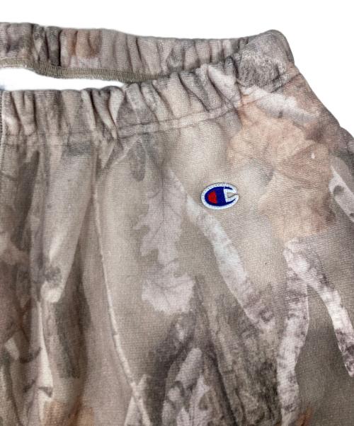 Champion（チャンピオン）Champion (チャンピオン) BEAMS (ビームス) オリジナルカモスウェットパンツ ベージュ サイズ:Ｌの古着・服飾アイテム