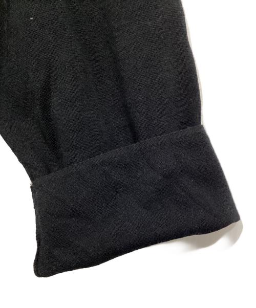 MAISON SPECIAL（メゾンスペシャル）MAISON SPECIAL (メゾンスペシャル) Anti-Pilling Milan Ribs Washable Wool Prime-Over Crew Neck Knit Pullover ブラック サイズ:2の古着・服飾アイテム