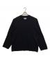 MAISON SPECIAL（メゾンスペシャル）の古着「Anti-Pilling Milan Ribs Washable Wool Prime-Over Crew Neck Knit Pullover」｜ブラック